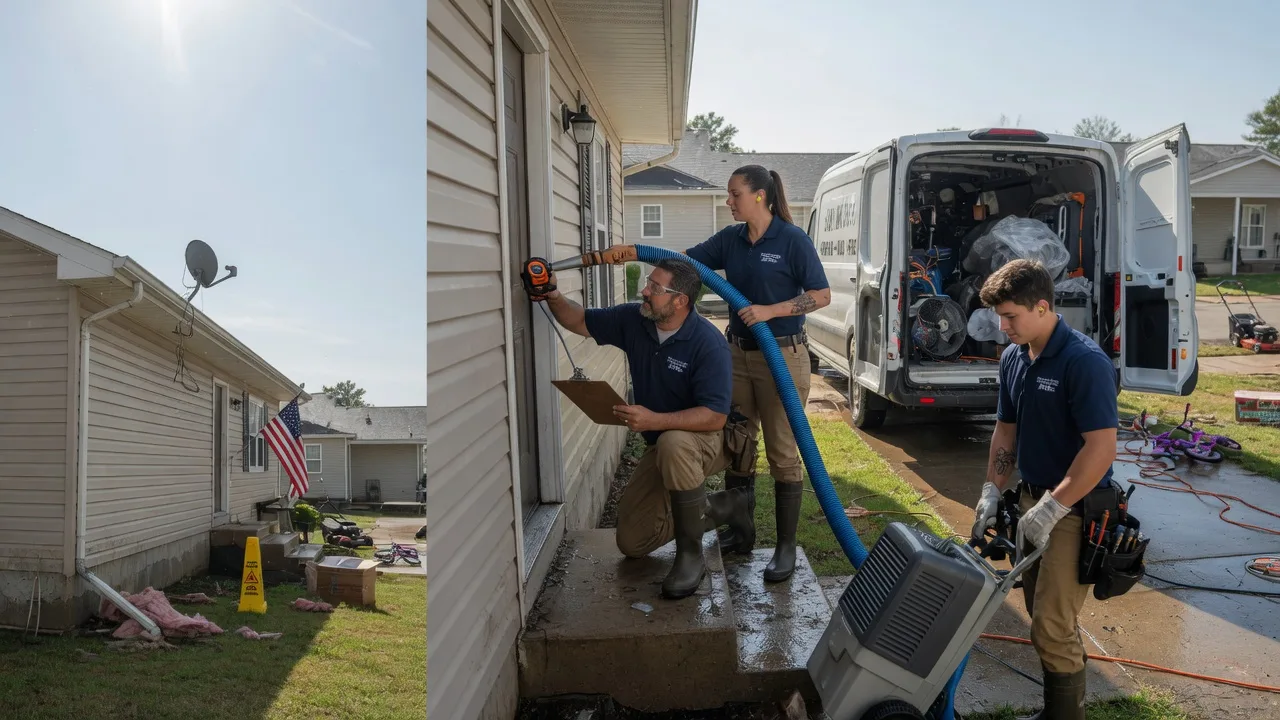 Ceiling Water Damage Restoration in Wever, IA near me